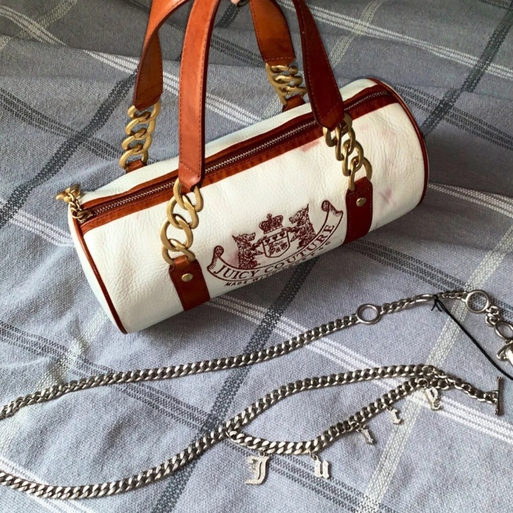 SOLD Juicy Couture Barrel Bag and Chain Belt Bundle